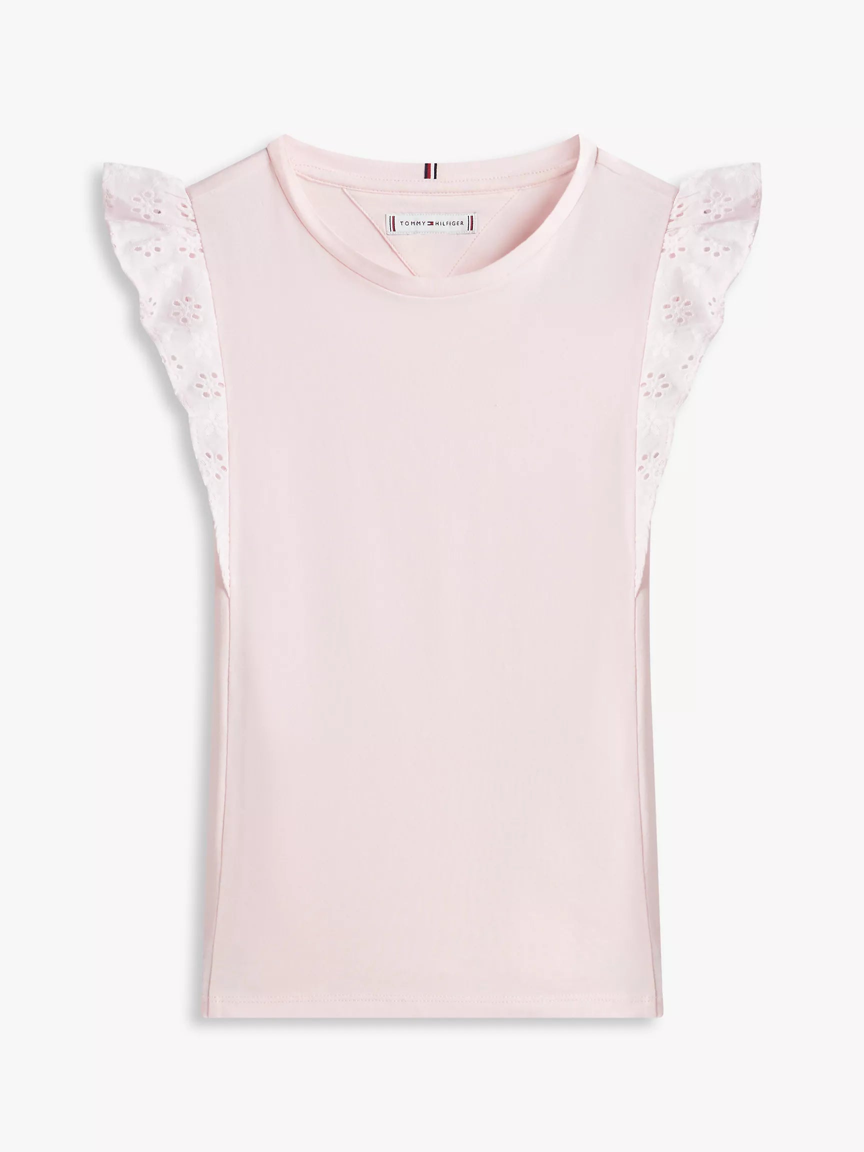 Kids' Embroidered Eyelet Flutter T-Shirt
