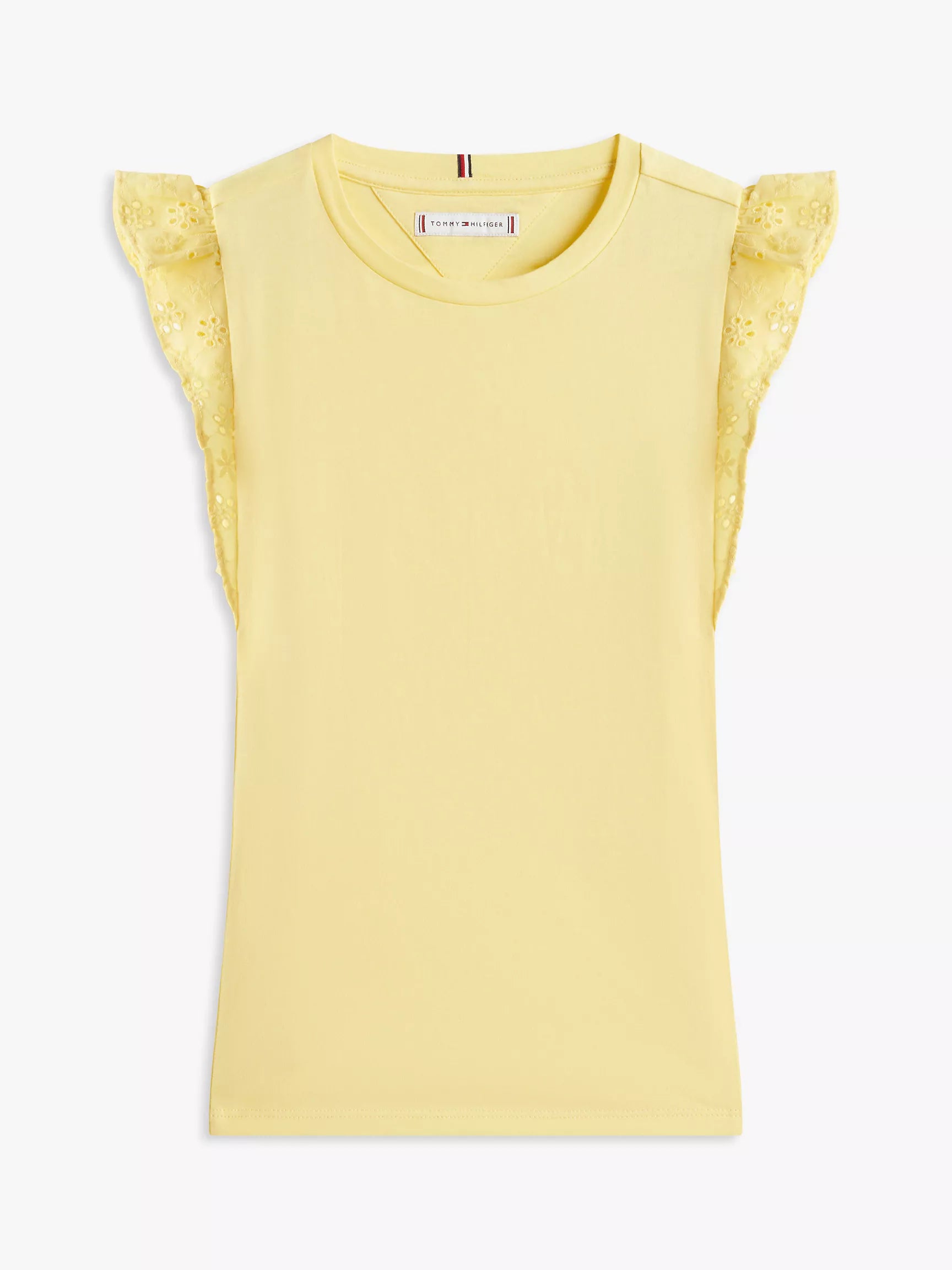 Kids' Embroidered Eyelet Flutter T-Shirt