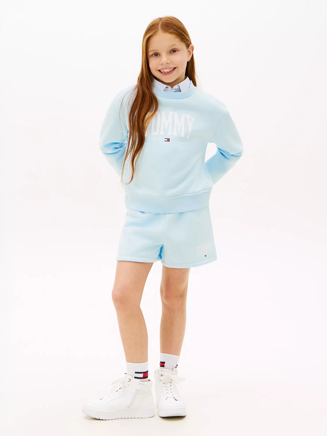 Girls  Tommy Logo Sweatshort Tommy Hilfige