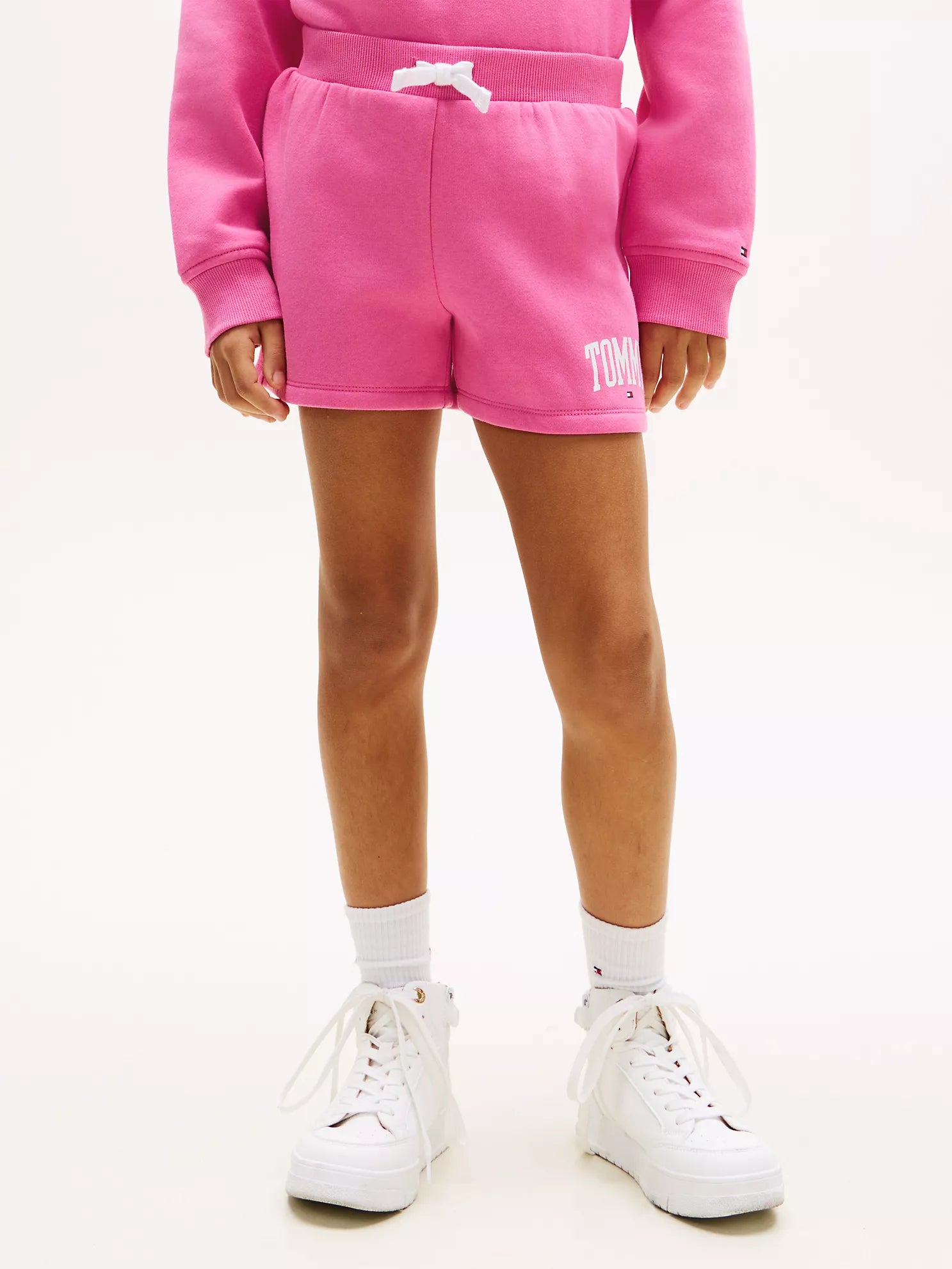Girls  Tommy Logo Sweatshort Tommy Hilfiger
