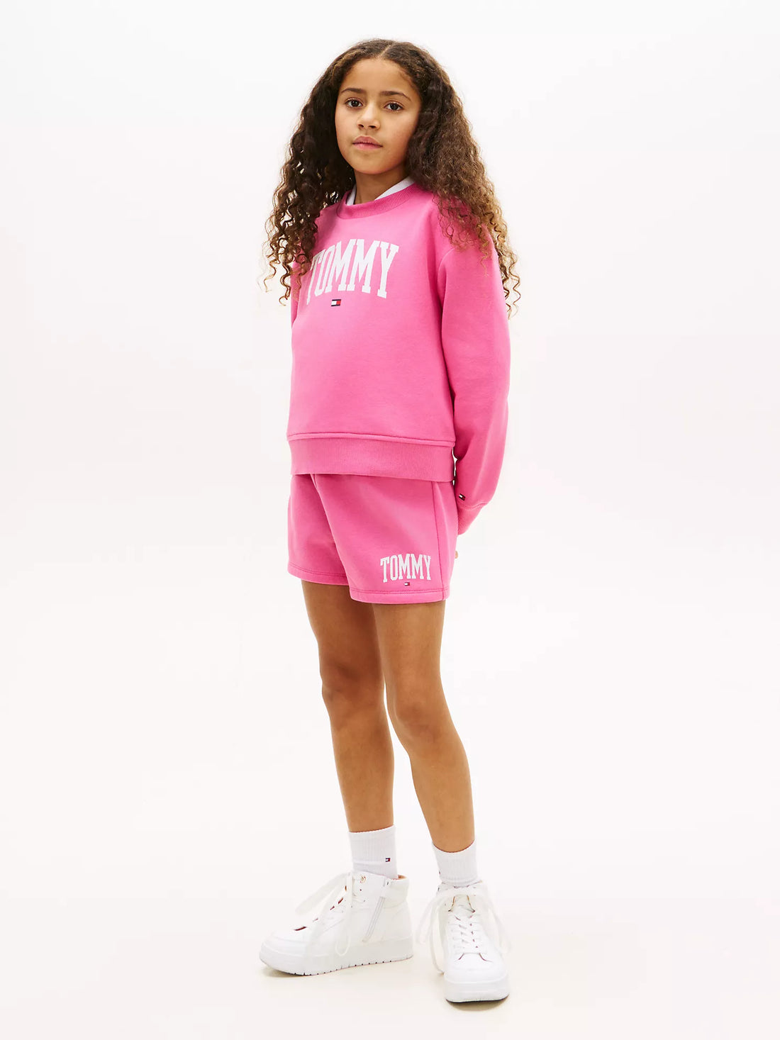 Girls  Tommy Logo Sweatshort Tommy Hilfiger