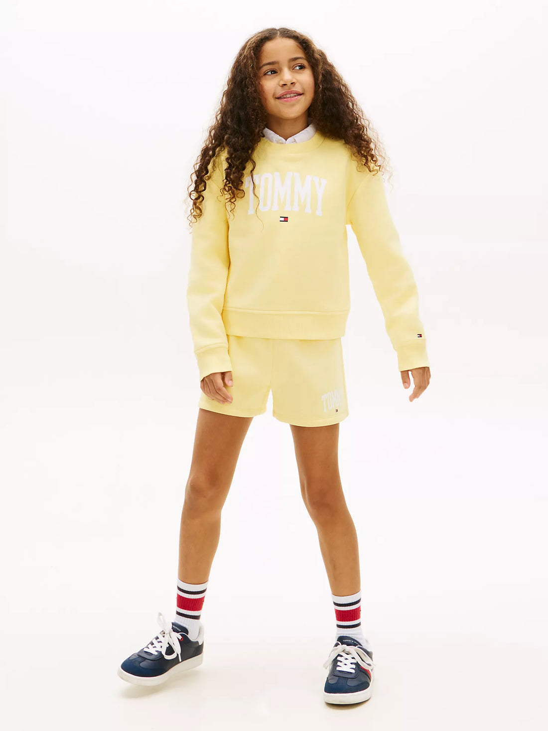 Girls Tommy Logo Sweatshort Tommy Hilfiger
