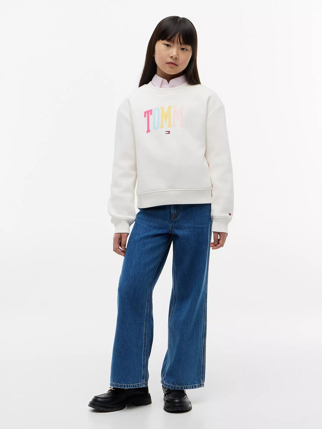 Girls Kids' Multicolor Tommy Logo Sweatshirt Tommy Hilfiger