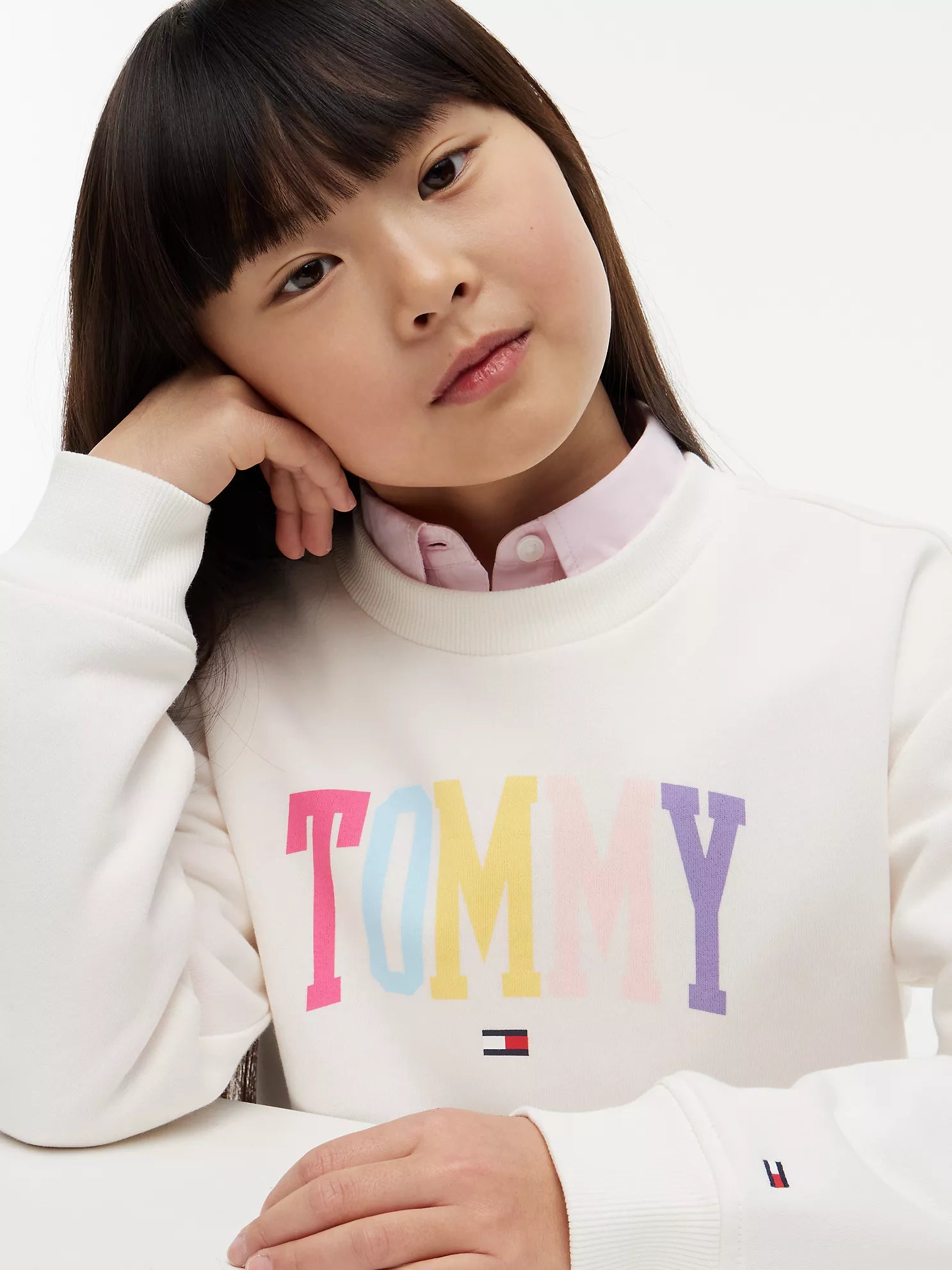 Girls Kids' Multicolor Tommy Logo Sweatshirt Tommy Hilfiger