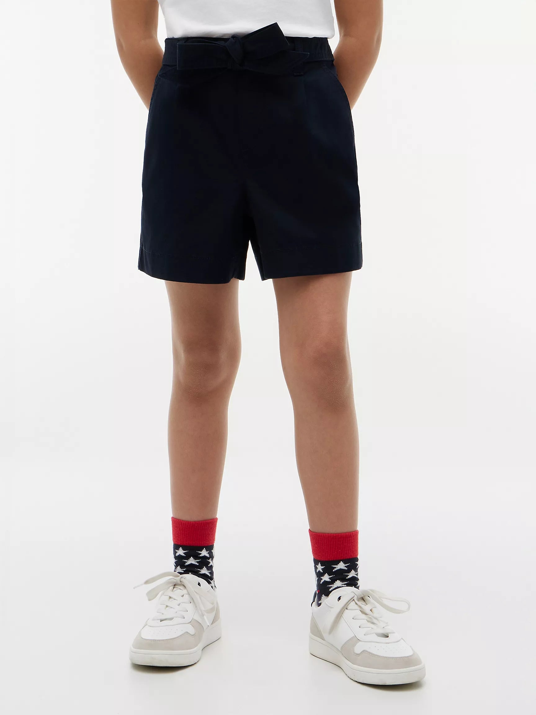Kids' Belted Stretch Pull-On Short (8-10) M