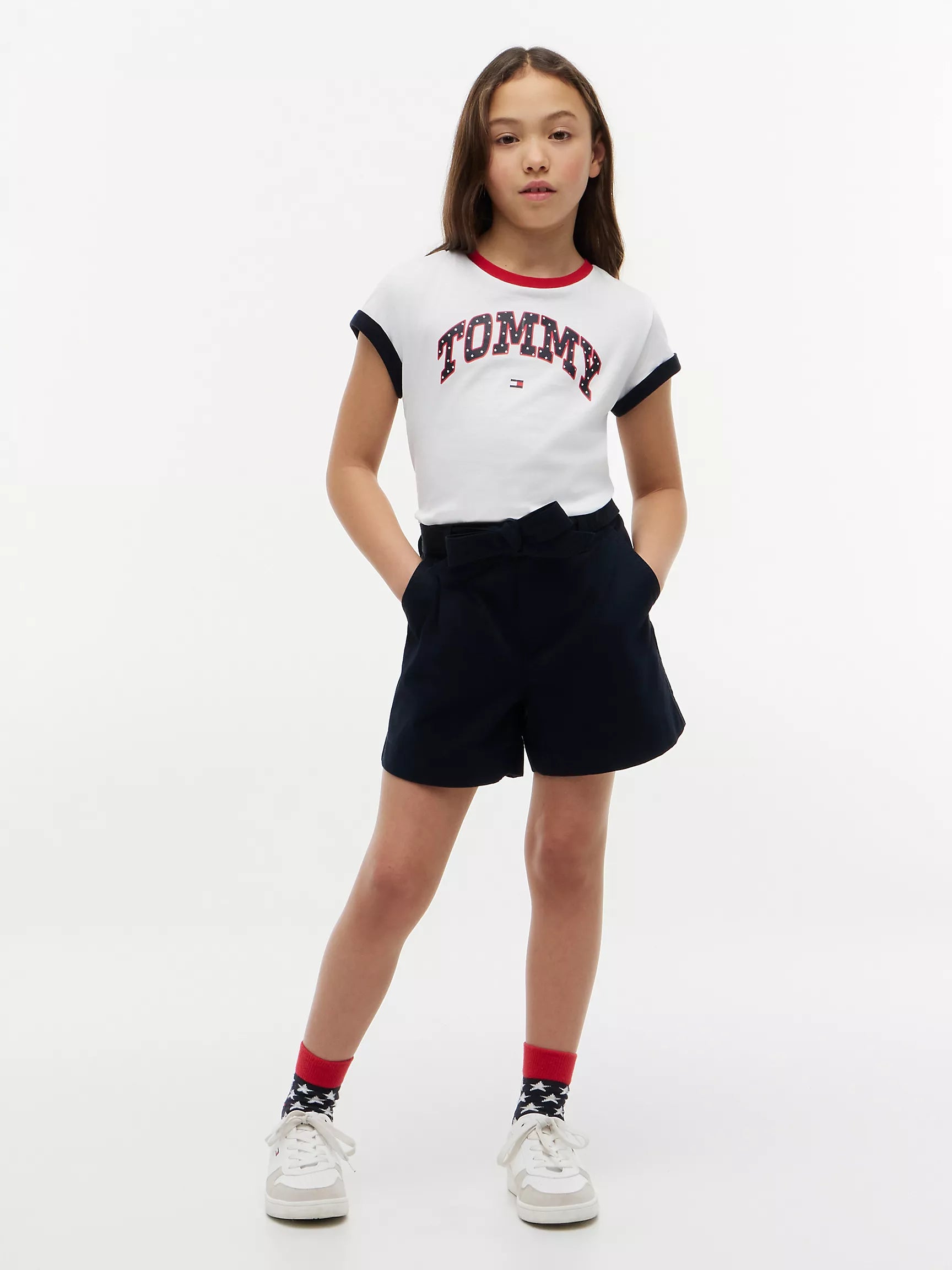 Kids' Belted Stretch Pull-On Short (8-10) M
