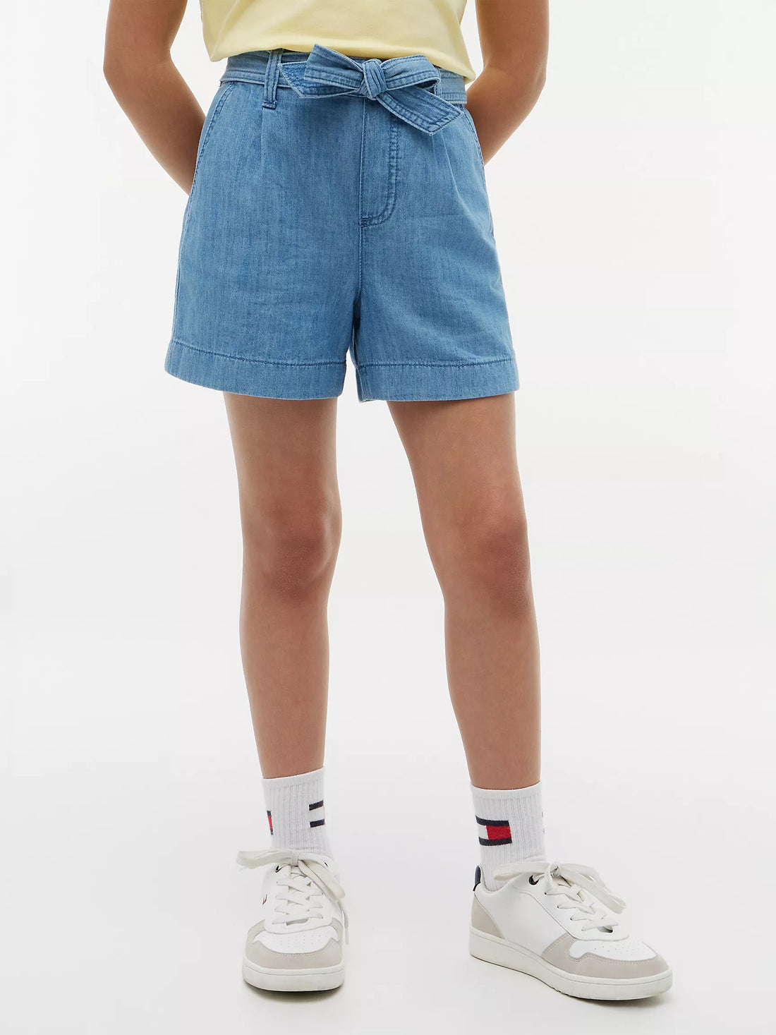 Belted Stretch Pull-On Short 8-10