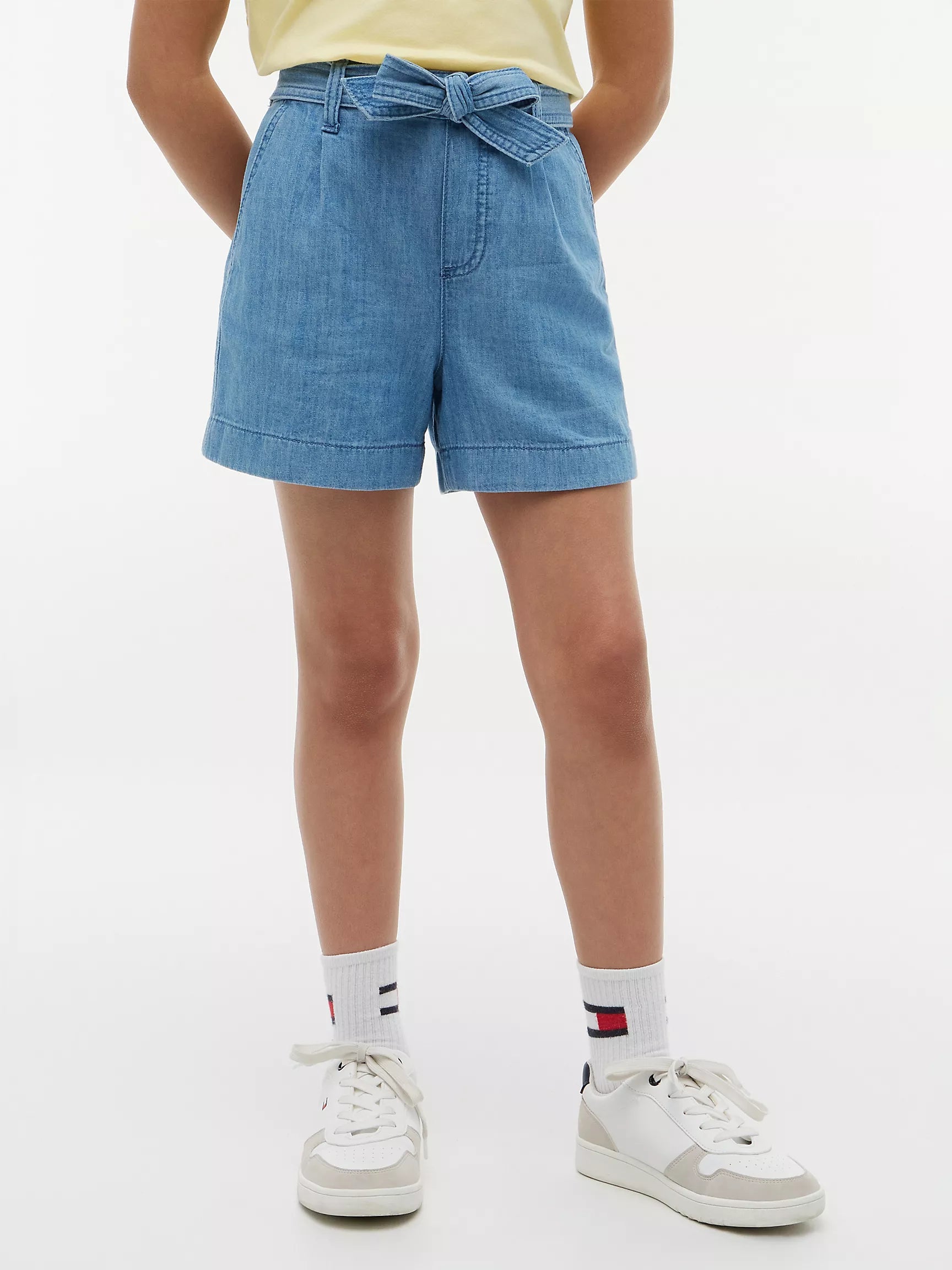 Belted Stretch Pull-On Short 8-10