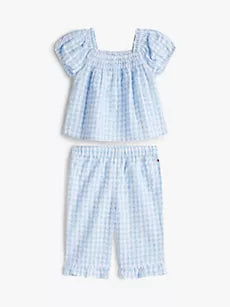 Babies' Gingham Top & Pant Set