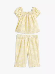 Babies' Gingham Top & Pant Set