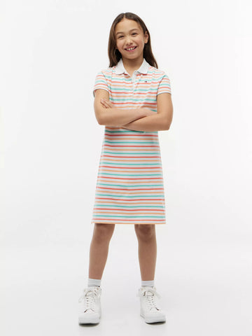 Kids' Multistripe Polo Dress