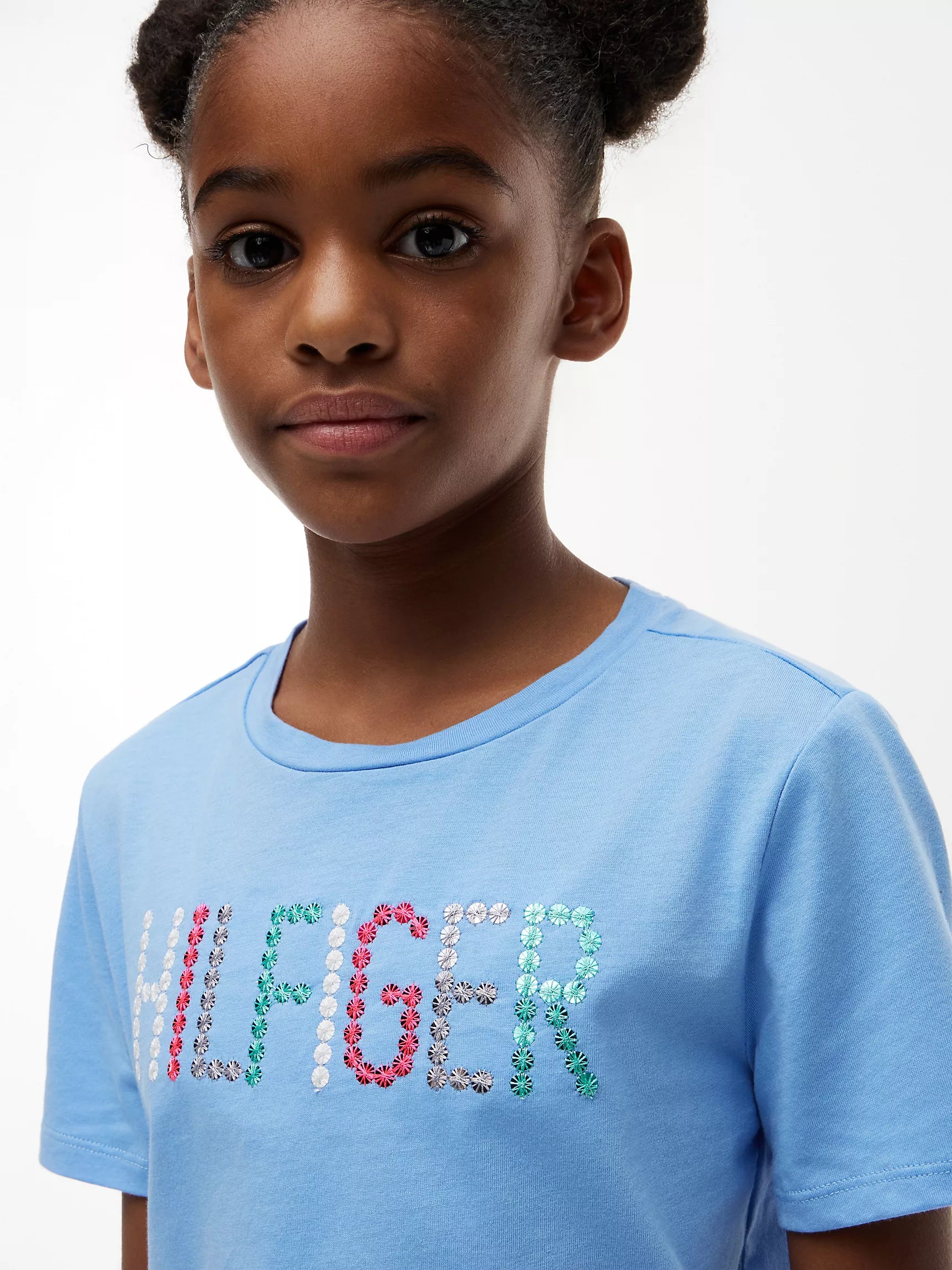 Kids' Sequin Hilfiger Logo T-Shirt