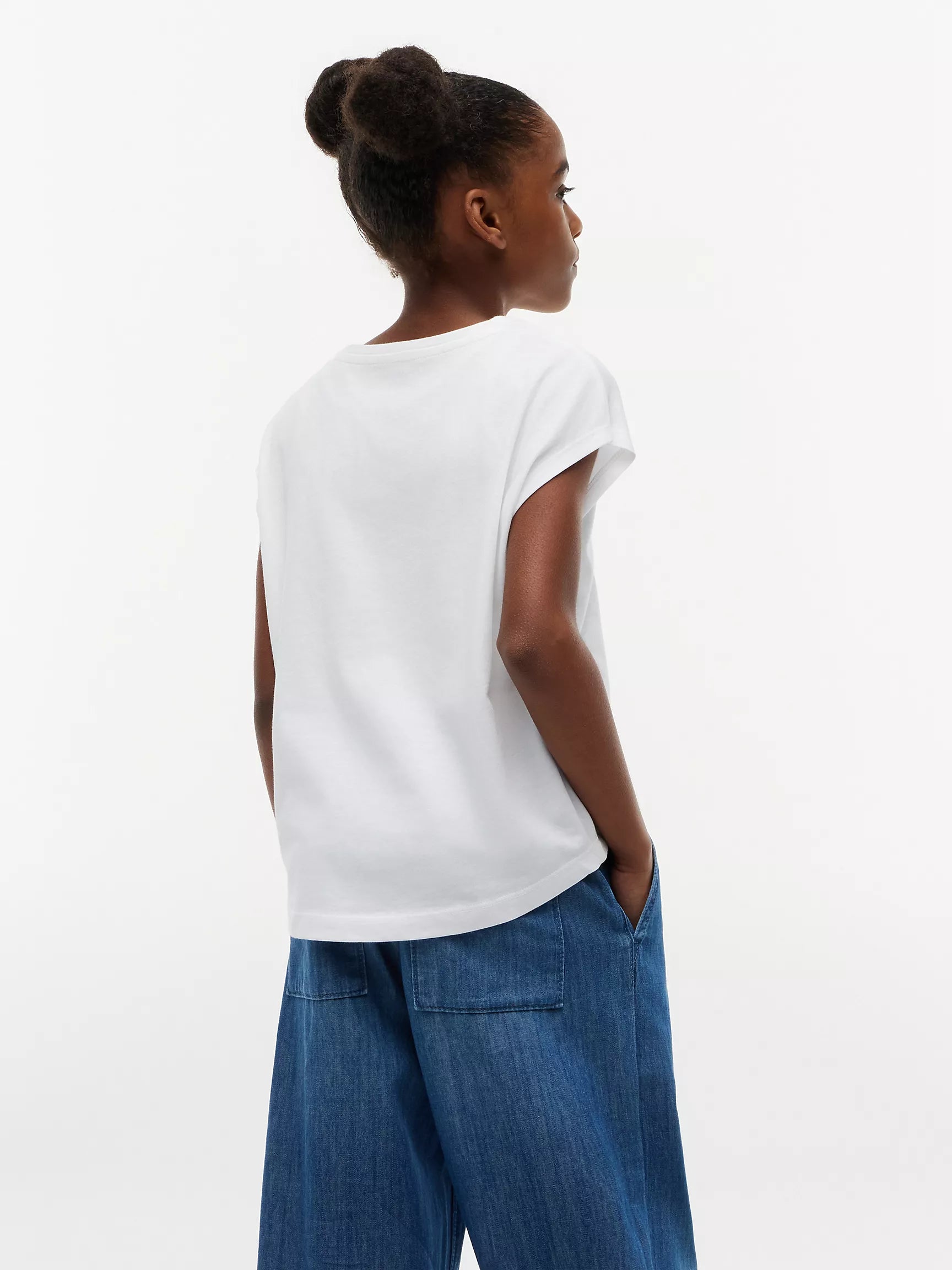 Kids' Flip Sequin Floral Logo T-Shirt