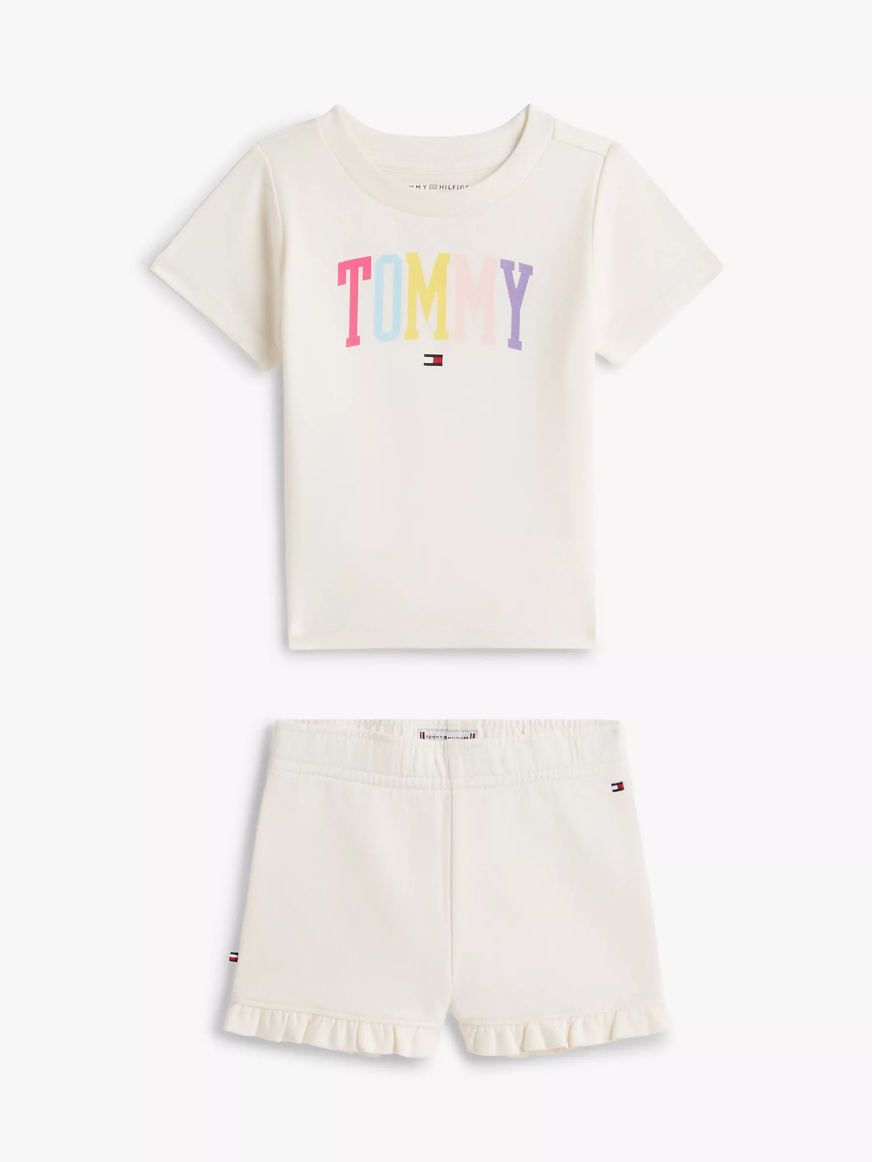 Babies' Tommy Logo T-Shirt & Short Set