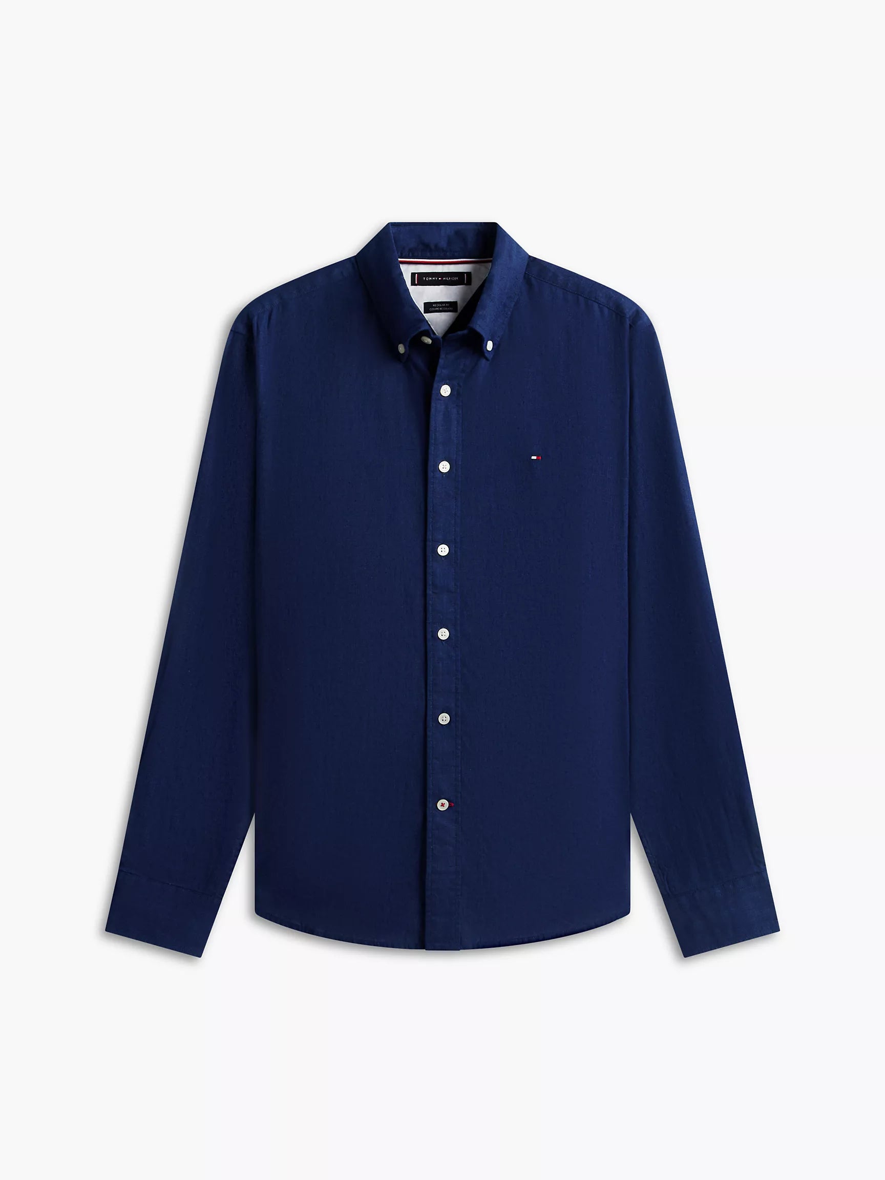 Regular Fit Linen-Blend Shirt