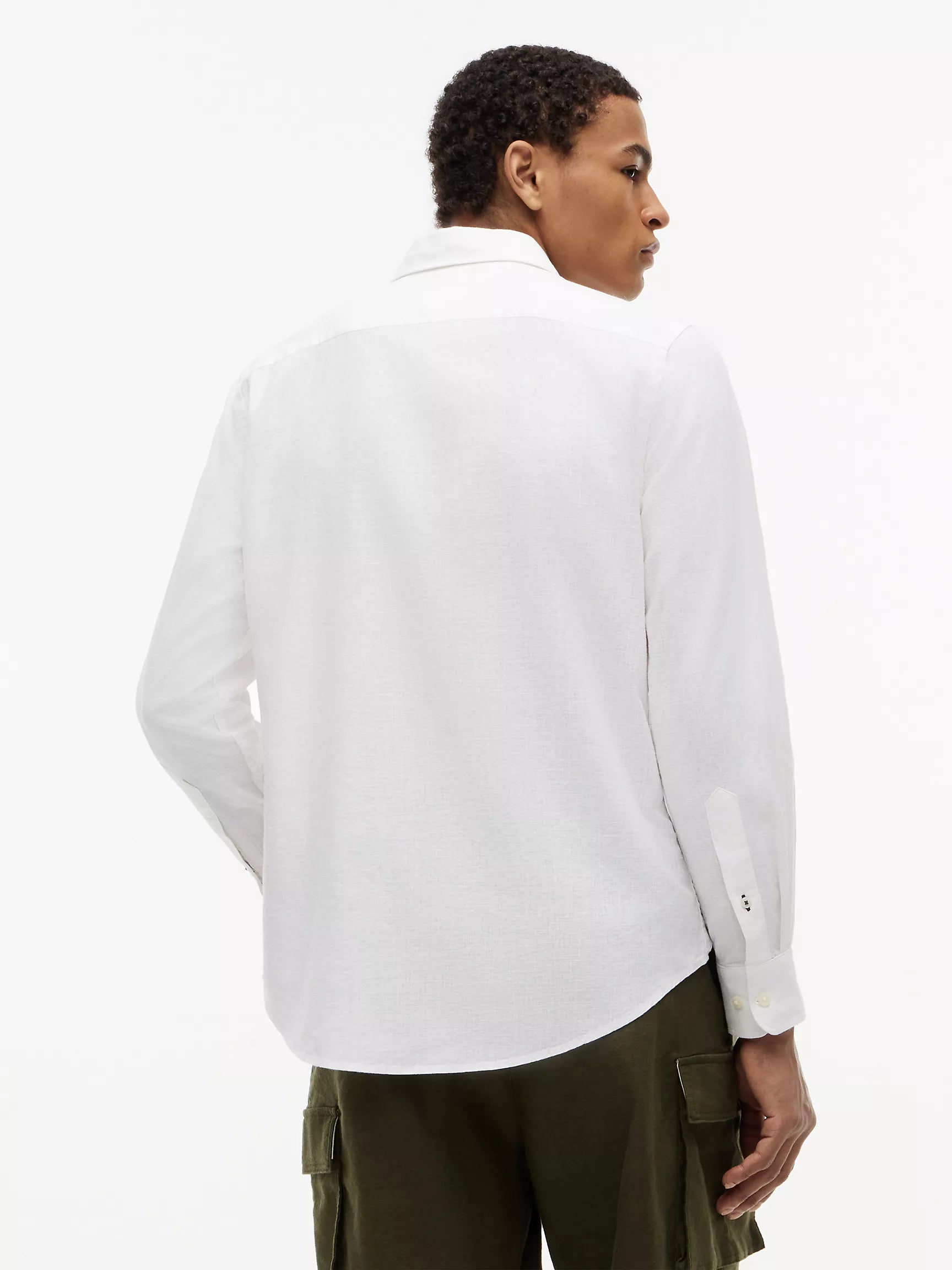 Regular Fit Linen-Blend Shirt