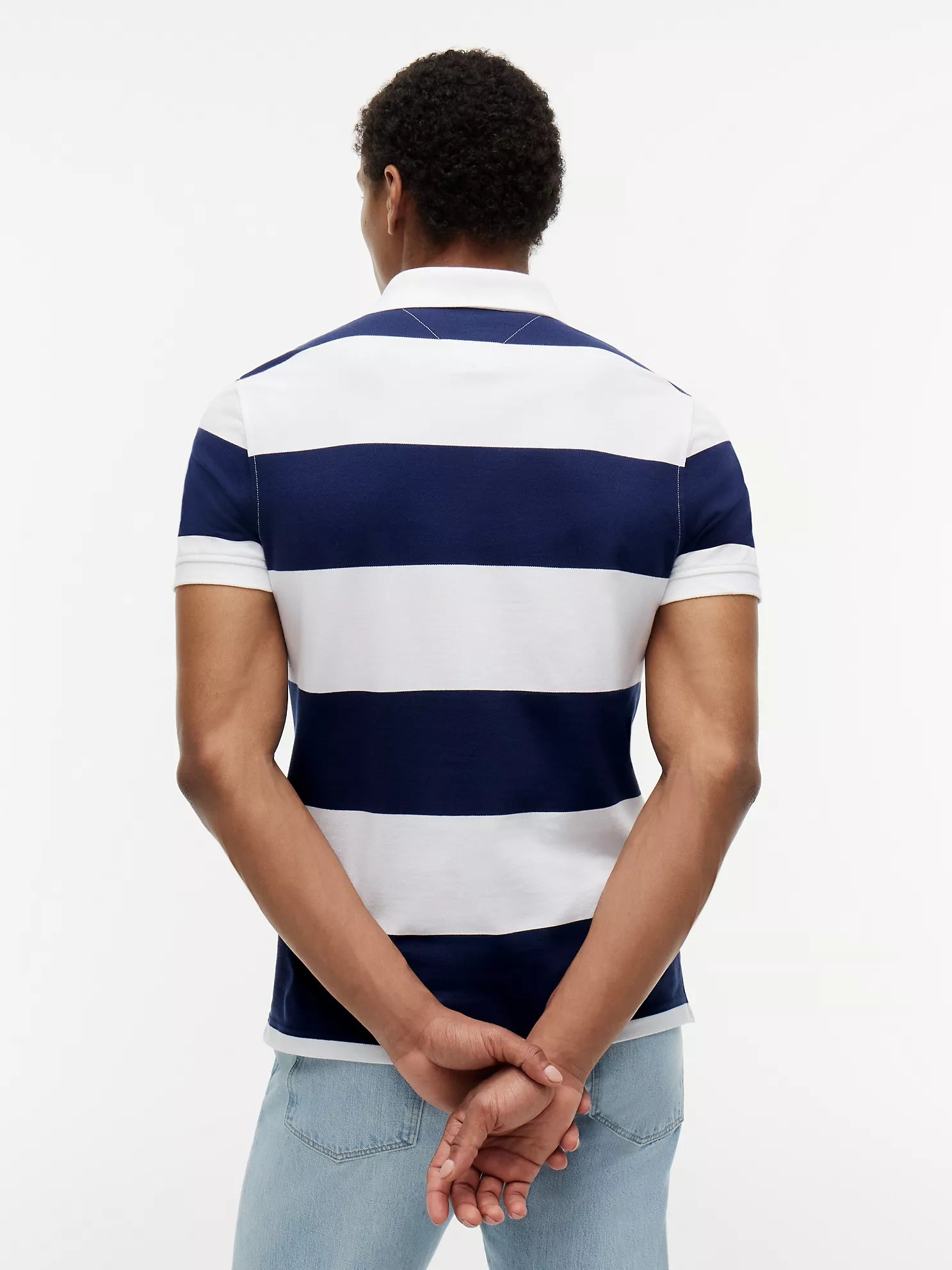 Tommy Hilfiger Slim Fit Rugby-Stripe Polo men