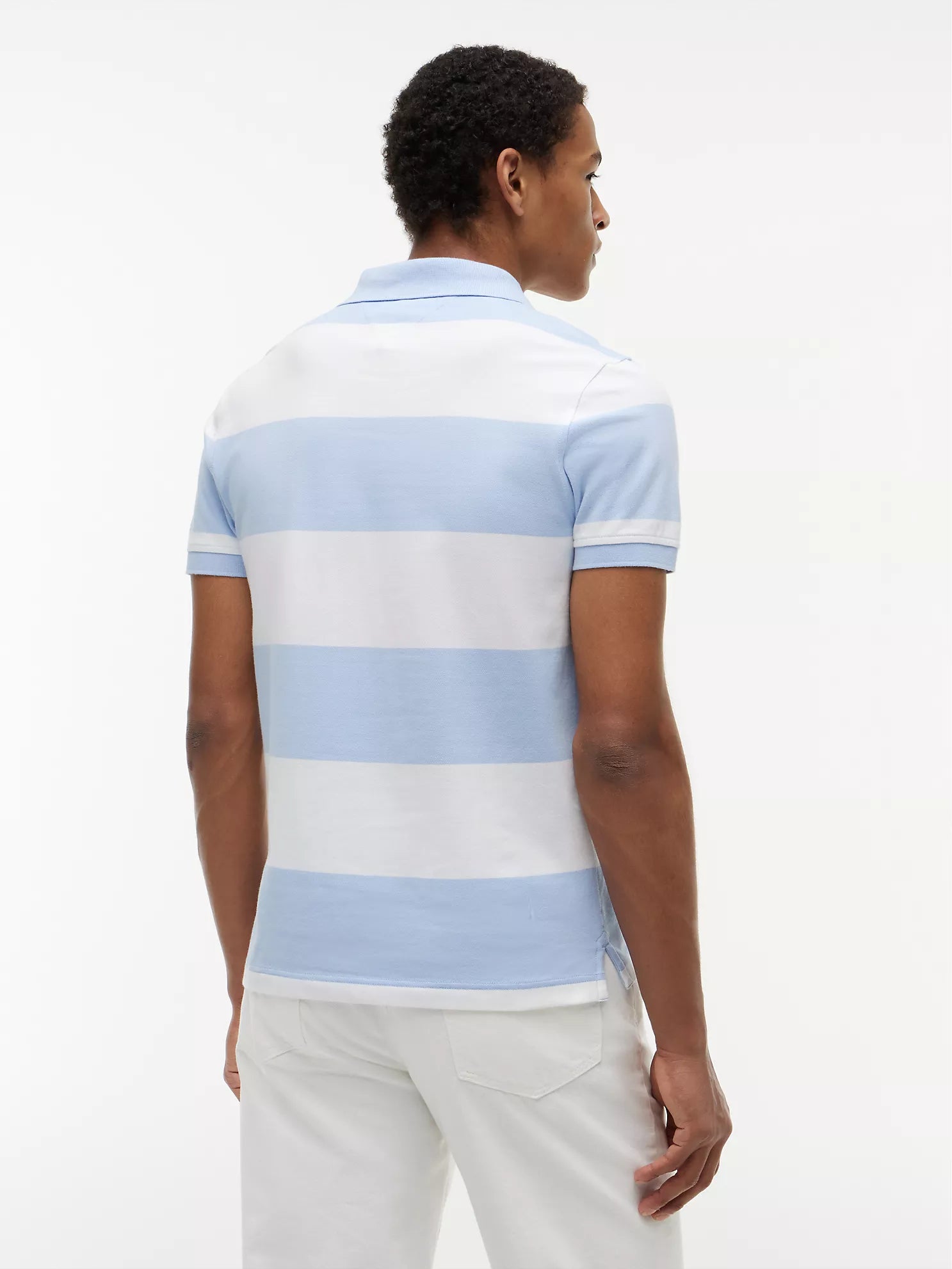 Tommy Hilfiger Slim Fit Rugby-Stripe Polo men