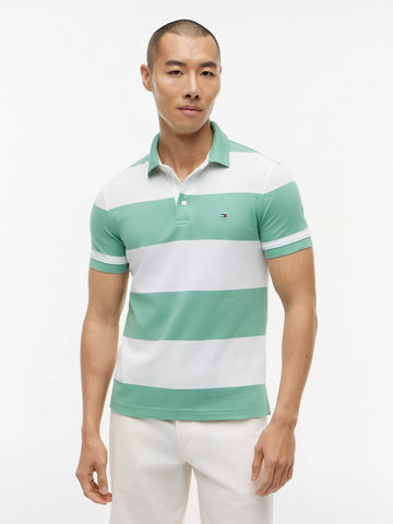 Tommy Hilfiger Slim Fit Rugby-Stripe Polo men