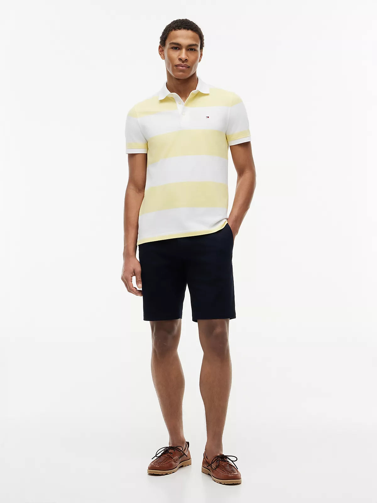 Tommy Hilfiger Slim Fit Rugby-Stripe Polo men