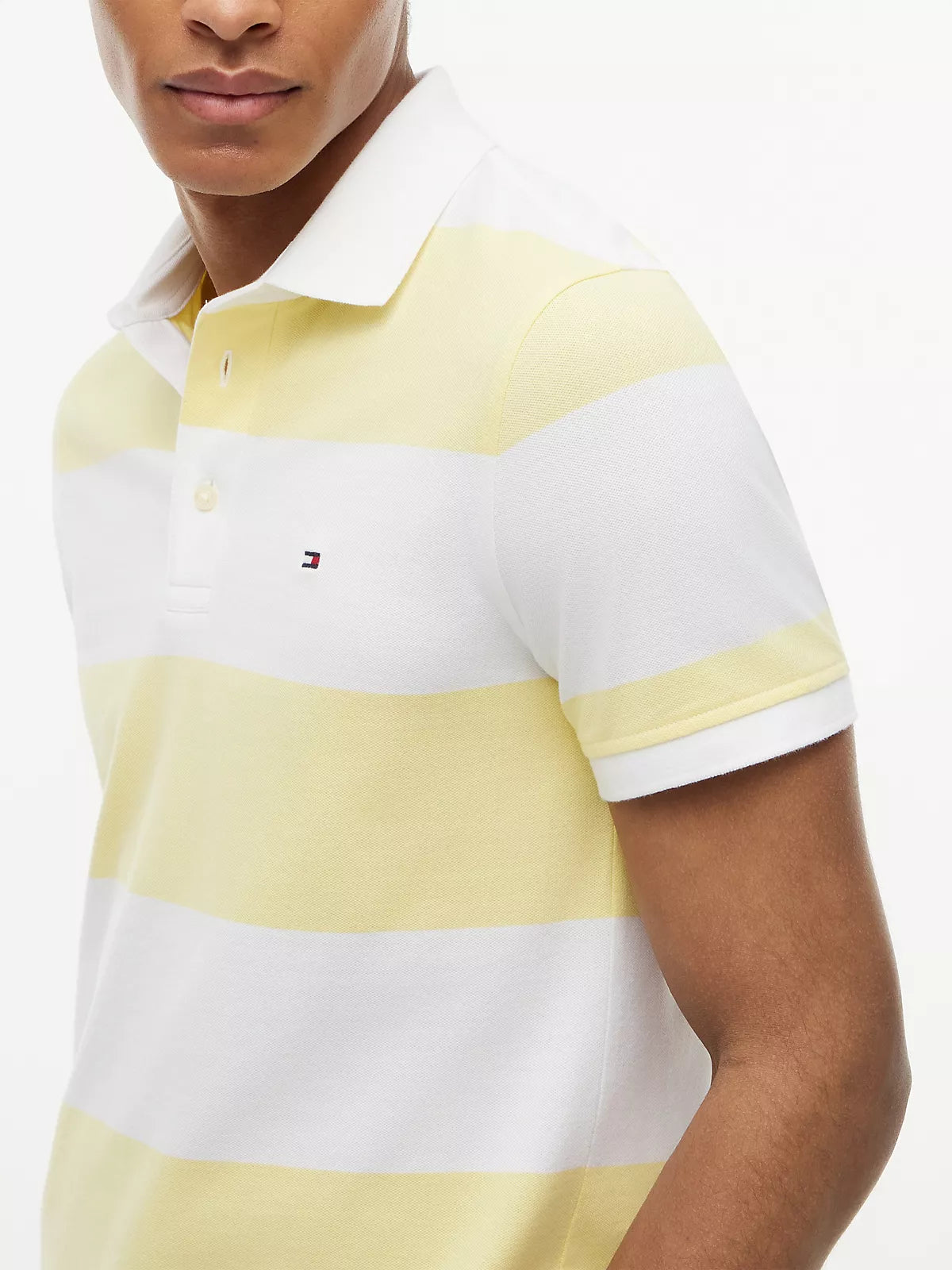 Tommy Hilfiger Slim Fit Rugby-Stripe Polo men