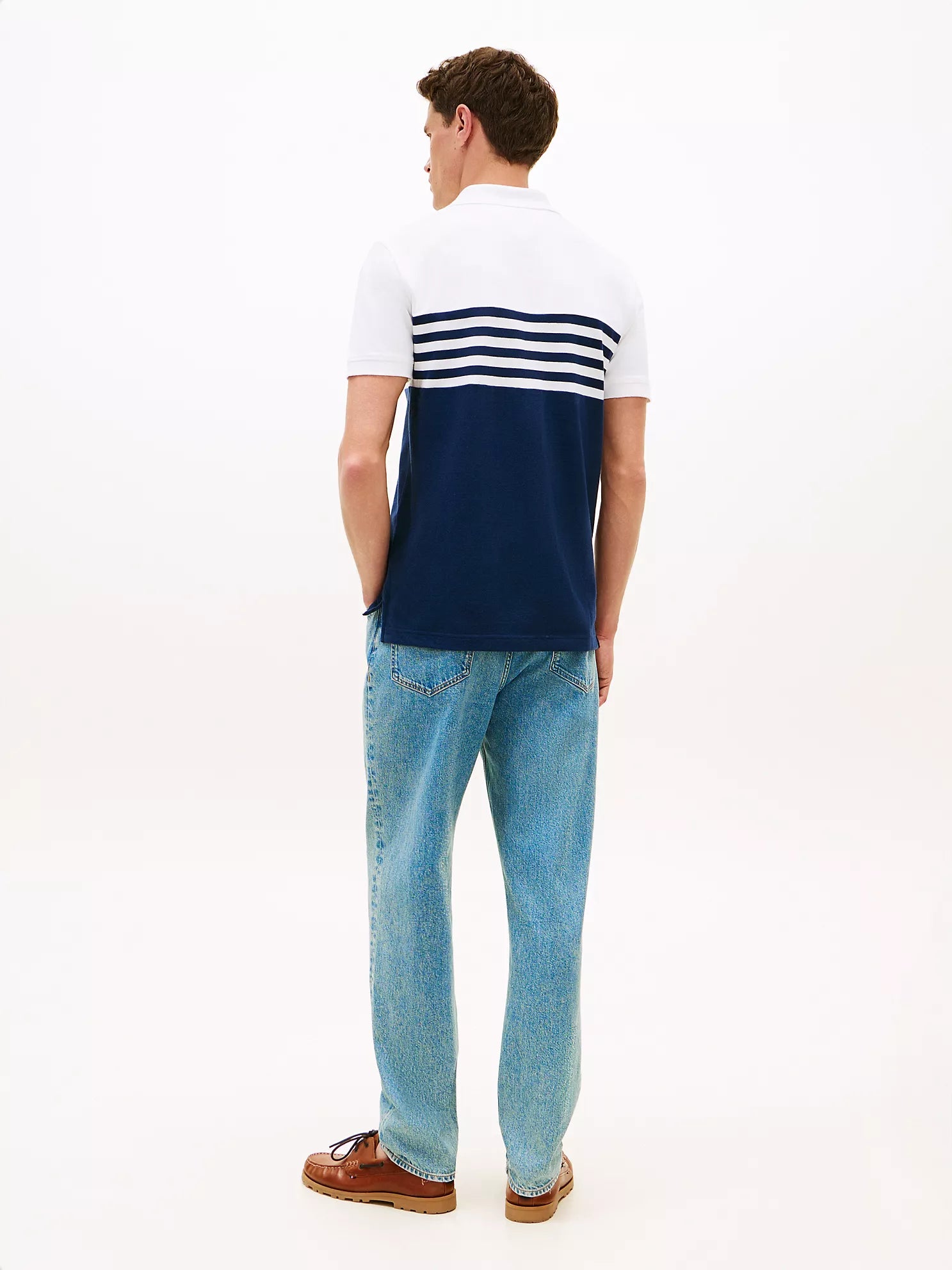 Tommy Hilfiger Regular Fit Colorblock Pique Polo men