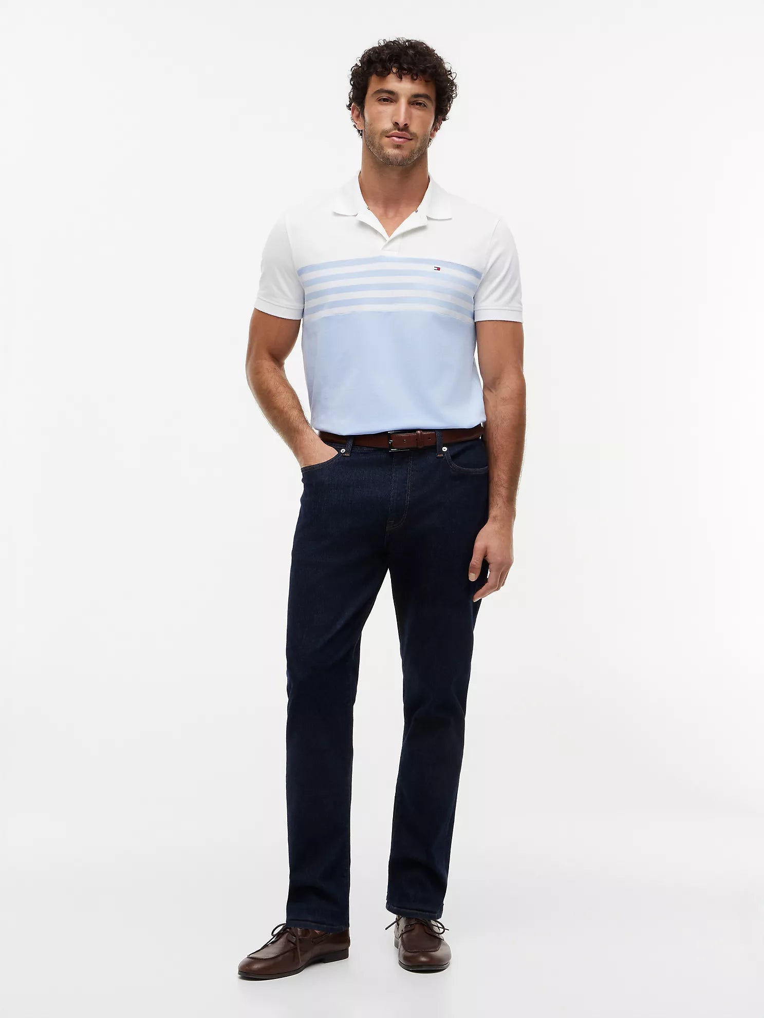 Tommy Hilfiger Regular Fit Colorblock Pique Polo men