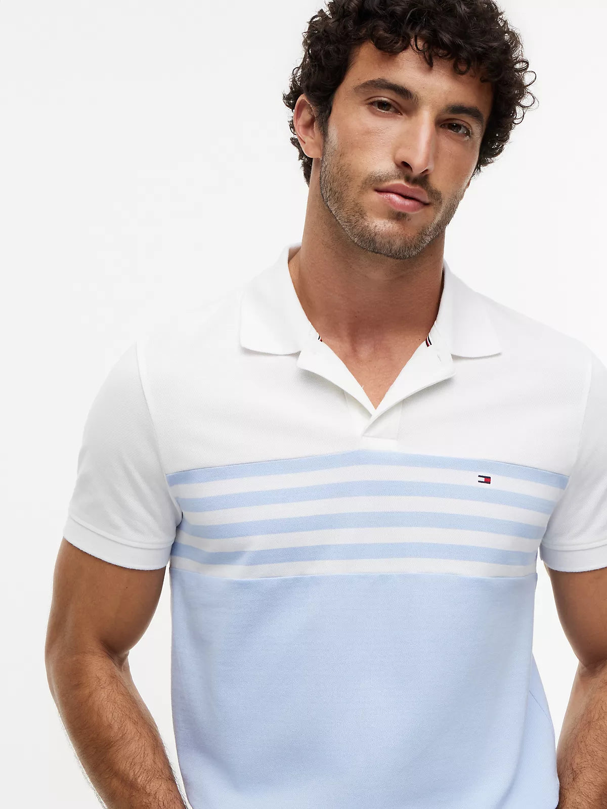 Tommy Hilfiger Regular Fit Colorblock Pique Polo men