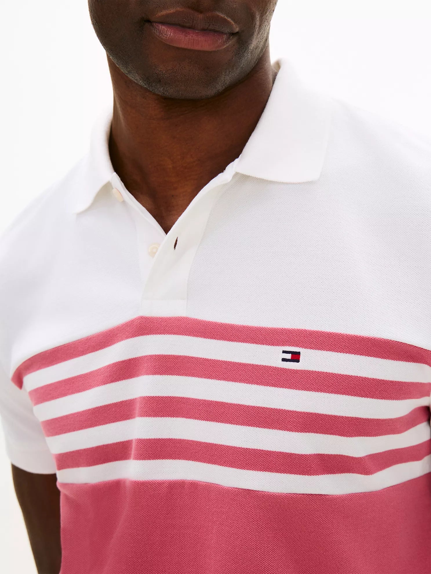 Tommy Hilfiger Regular Fit Colorblock Pique Polo men