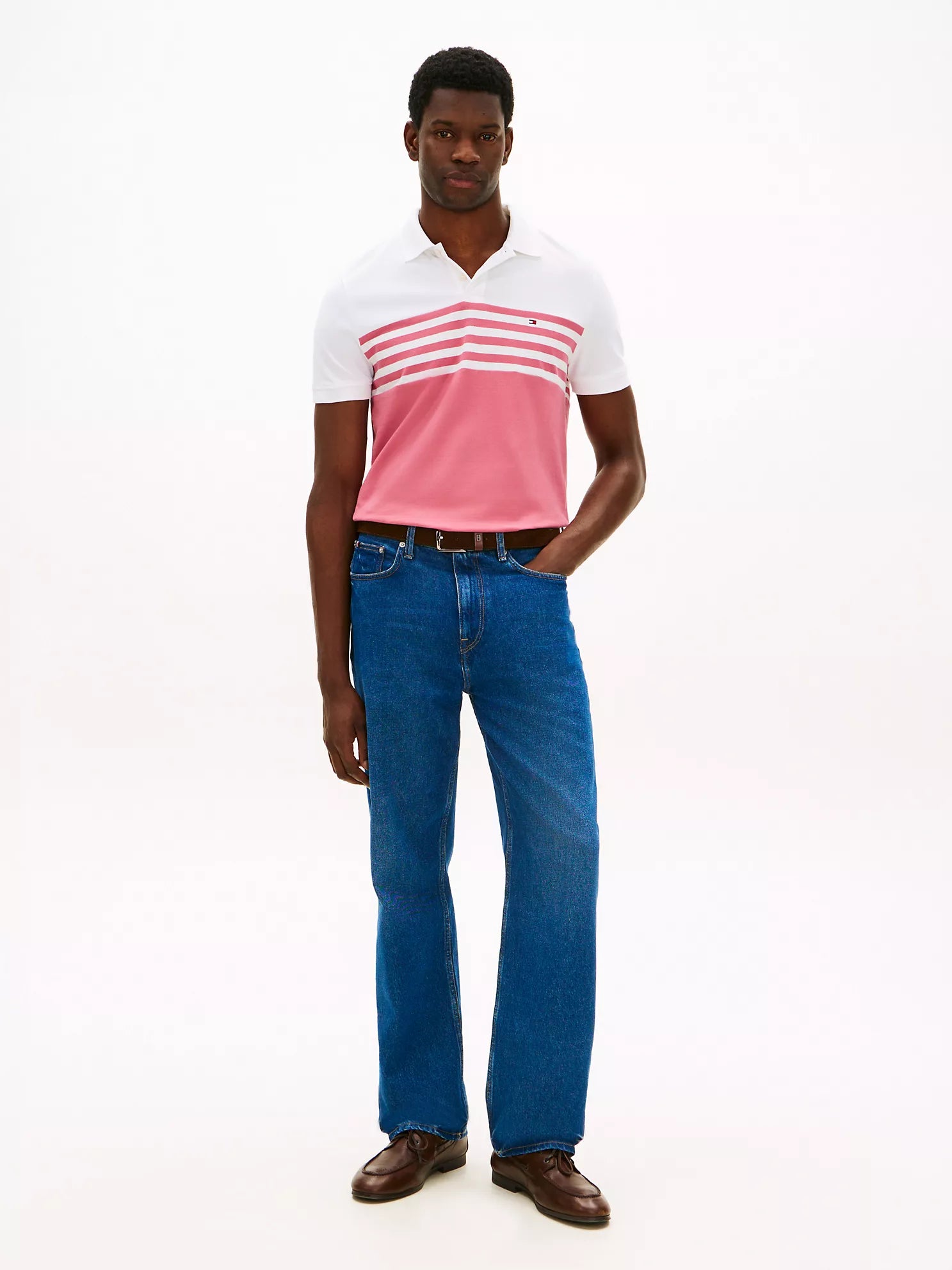 Tommy Hilfiger Regular Fit Colorblock Pique Polo men