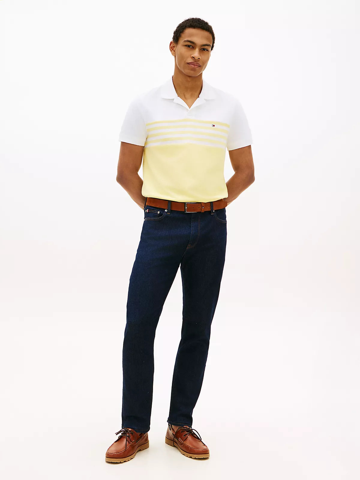 Tommy Hilfiger Regular Fit Colorblock Pique Polo men