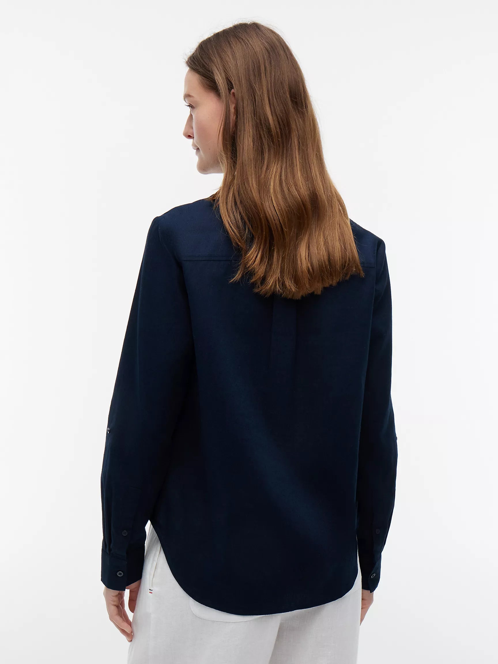Relaxed Fit Linen-Blend Shirt