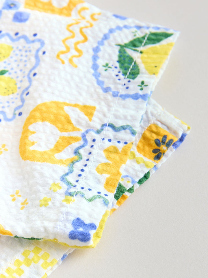 Yellow Lemon Baby Woven Top and Trousers Set 2 Piece (0mths-2yrs)