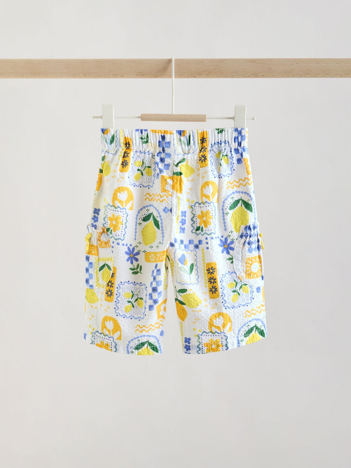 Yellow Lemon Baby Woven Top and Trousers Set 2 Piece (0mths-2yrs)