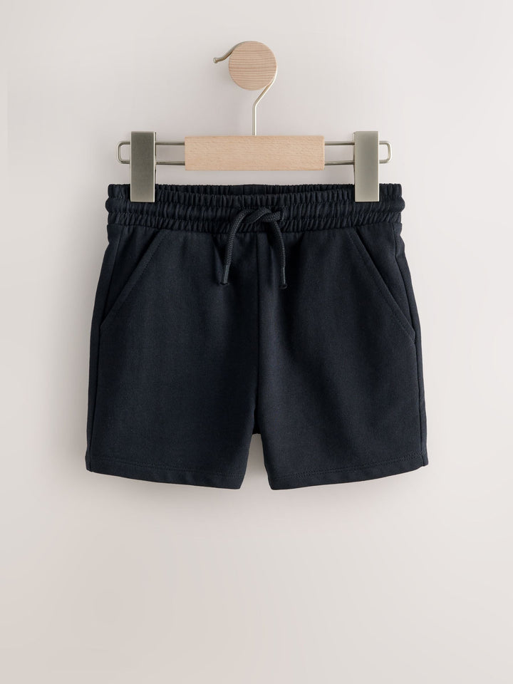 Chocolate Brown/Black/Stone/Grey Jersey Shorts 5 Pack (3mths-7yrs)