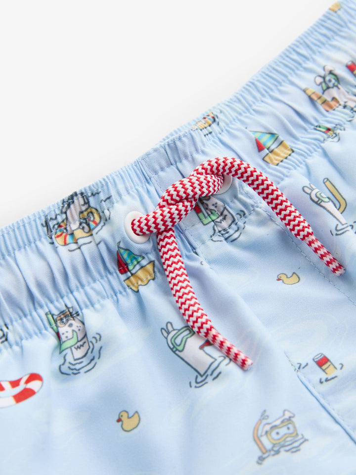 Blue Cath Kidston Swim Shorts (3mths-7yrs)