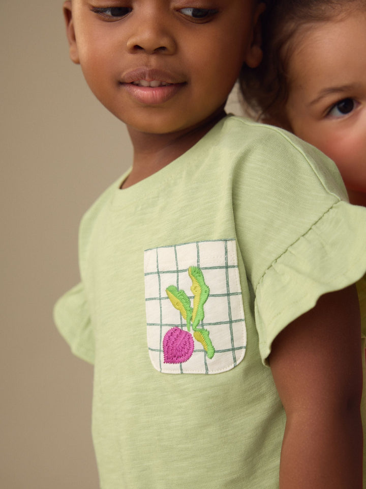 Red/Green Top & Shorts Set 3 Pack (3mths-7yrs)