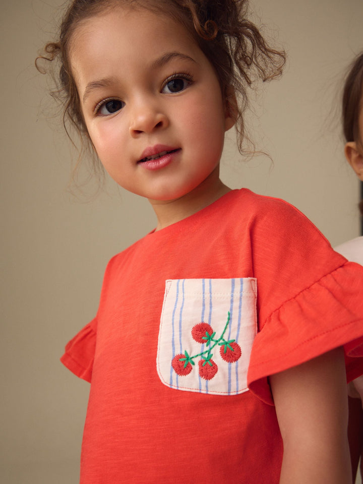 Red/Green Top & Shorts Set 3 Pack (3mths-7yrs)