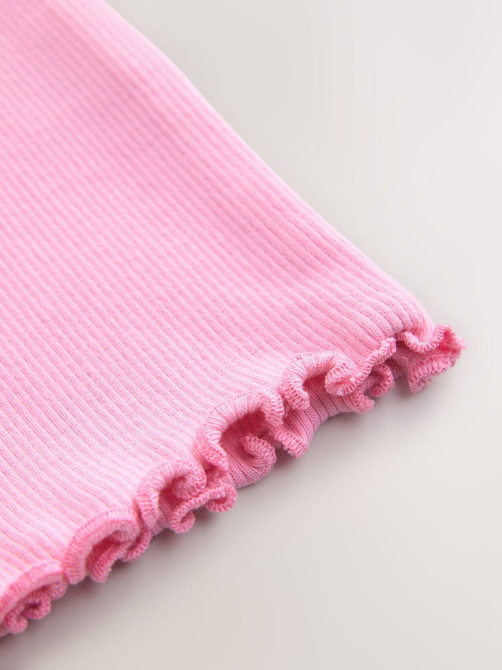 Pink Tomato Character Short Sleeve Ribbed T-Shirt (3mths-7yrs)