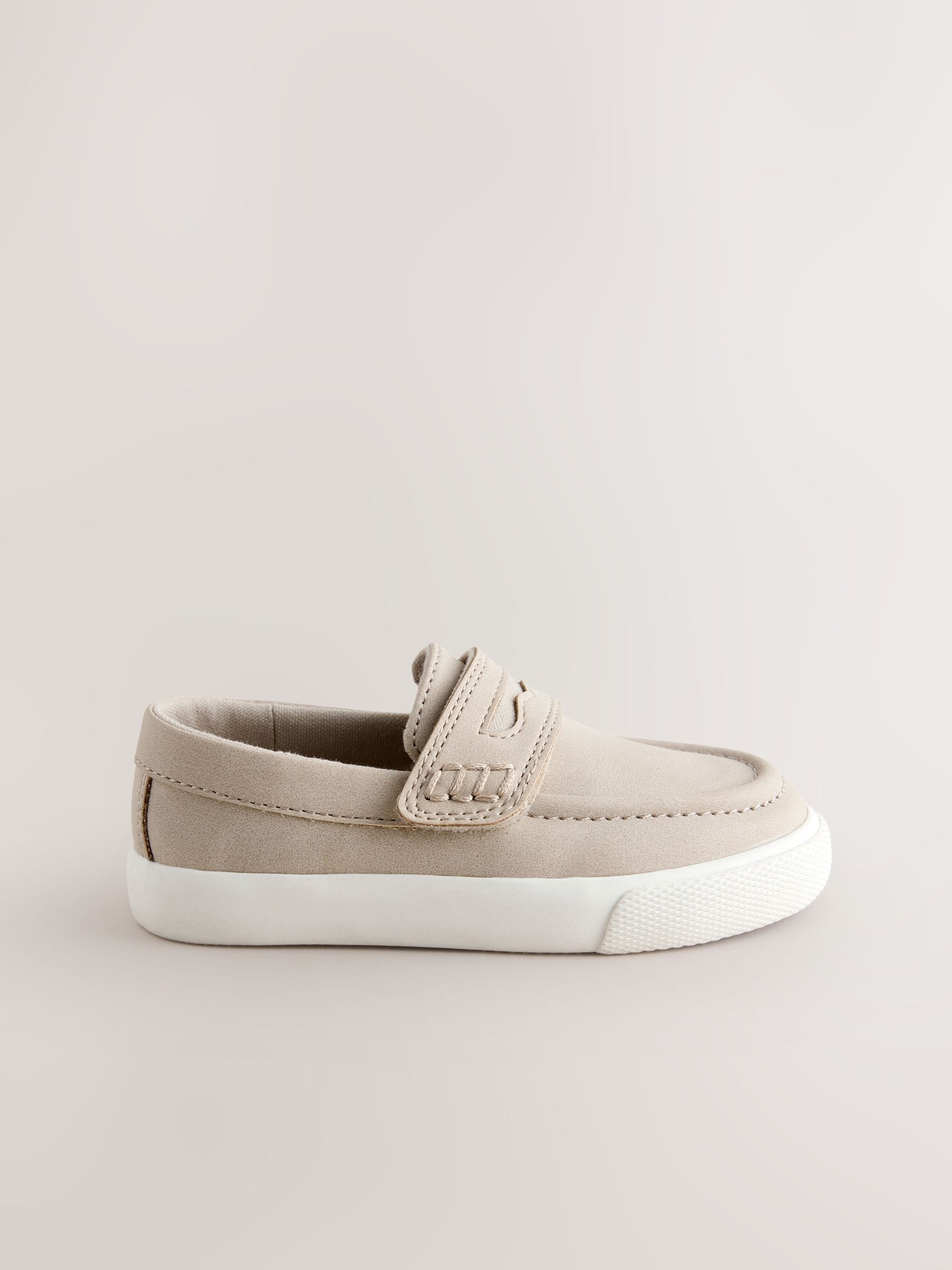 Neutral Wide Fit (G) Loafers