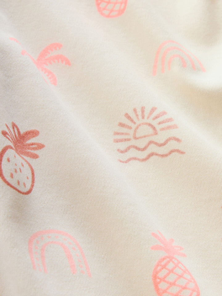 Pink/Blue Baby Sleepsuits 3 Pack (0mths-3yrs)