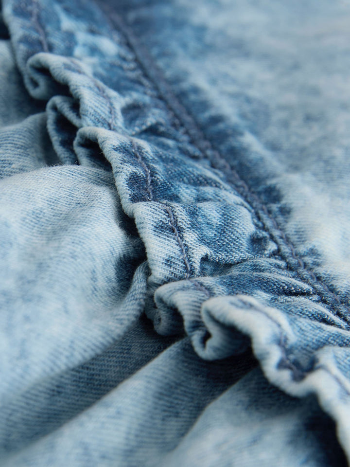 Denim Sleeveless Peplum Dress (3mths-8yrs)