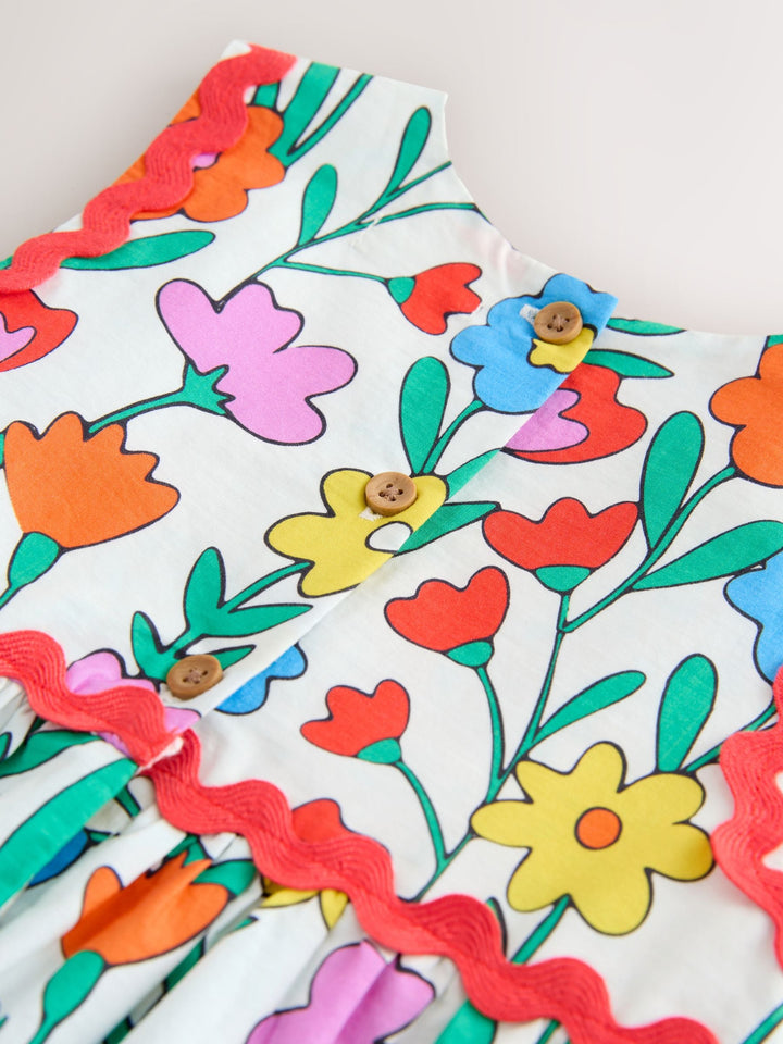 Multi Bright Ric Rac Dress (3mths-8yrs)
