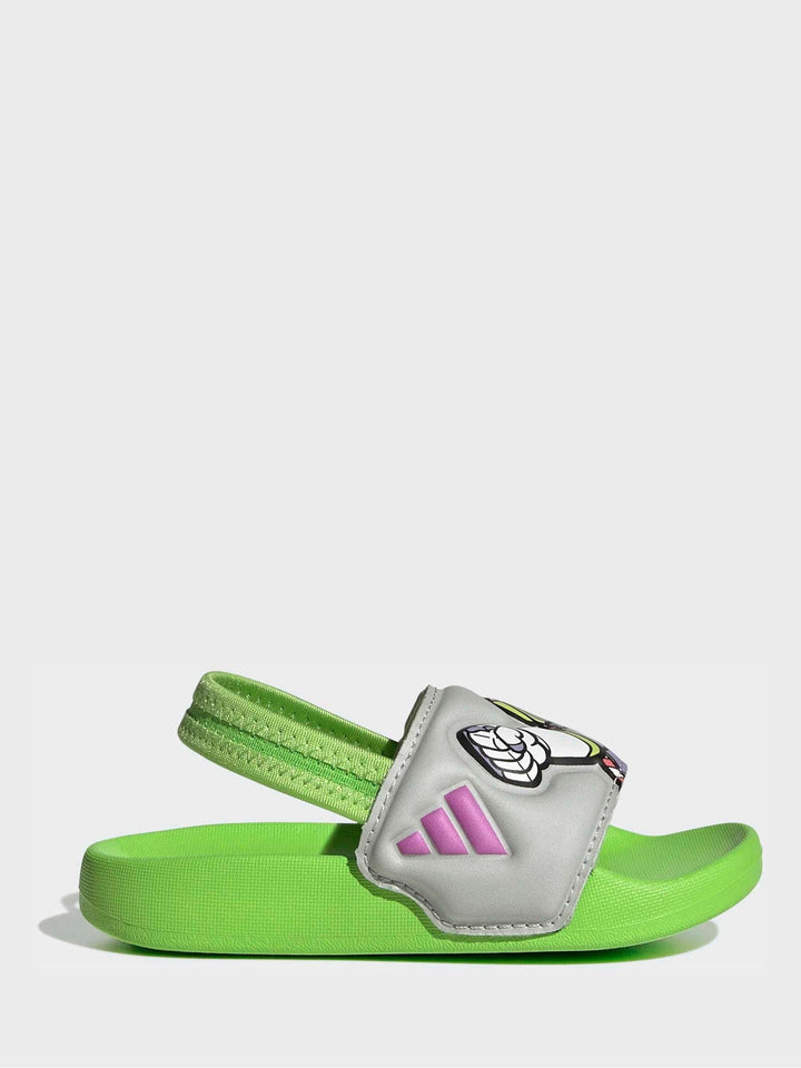 adidas Green Adilette Estrap Infant Buzz Sandals