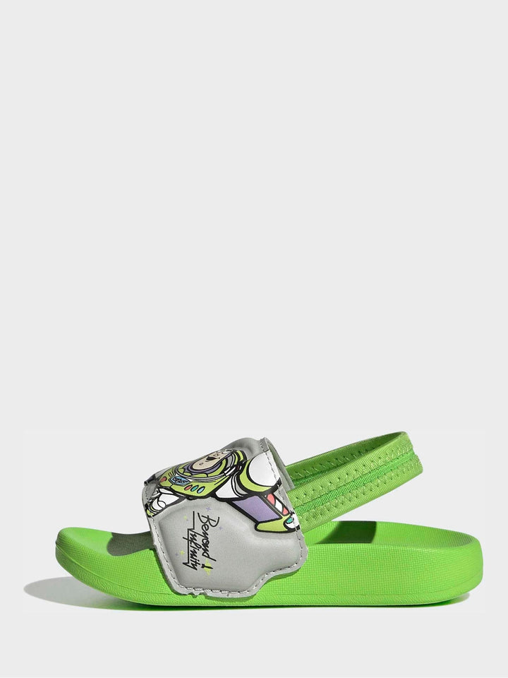 adidas Green Adilette Estrap Infant Buzz Sandals