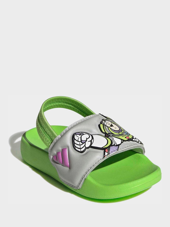adidas Green Adilette Estrap Infant Buzz Sandals