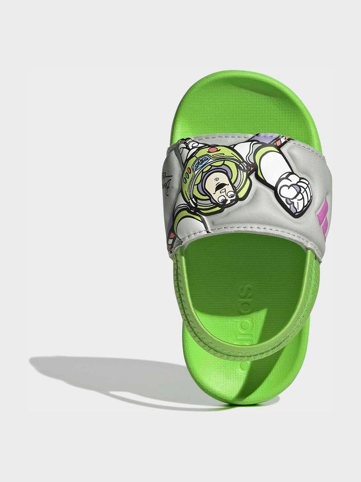 adidas Green Adilette Estrap Infant Buzz Sandals