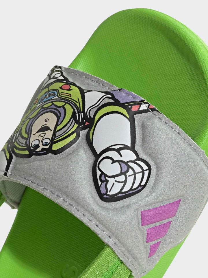 adidas Green Adilette Estrap Infant Buzz Sandals