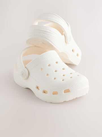 Bone Wide Fit (G) Comfort Clogs