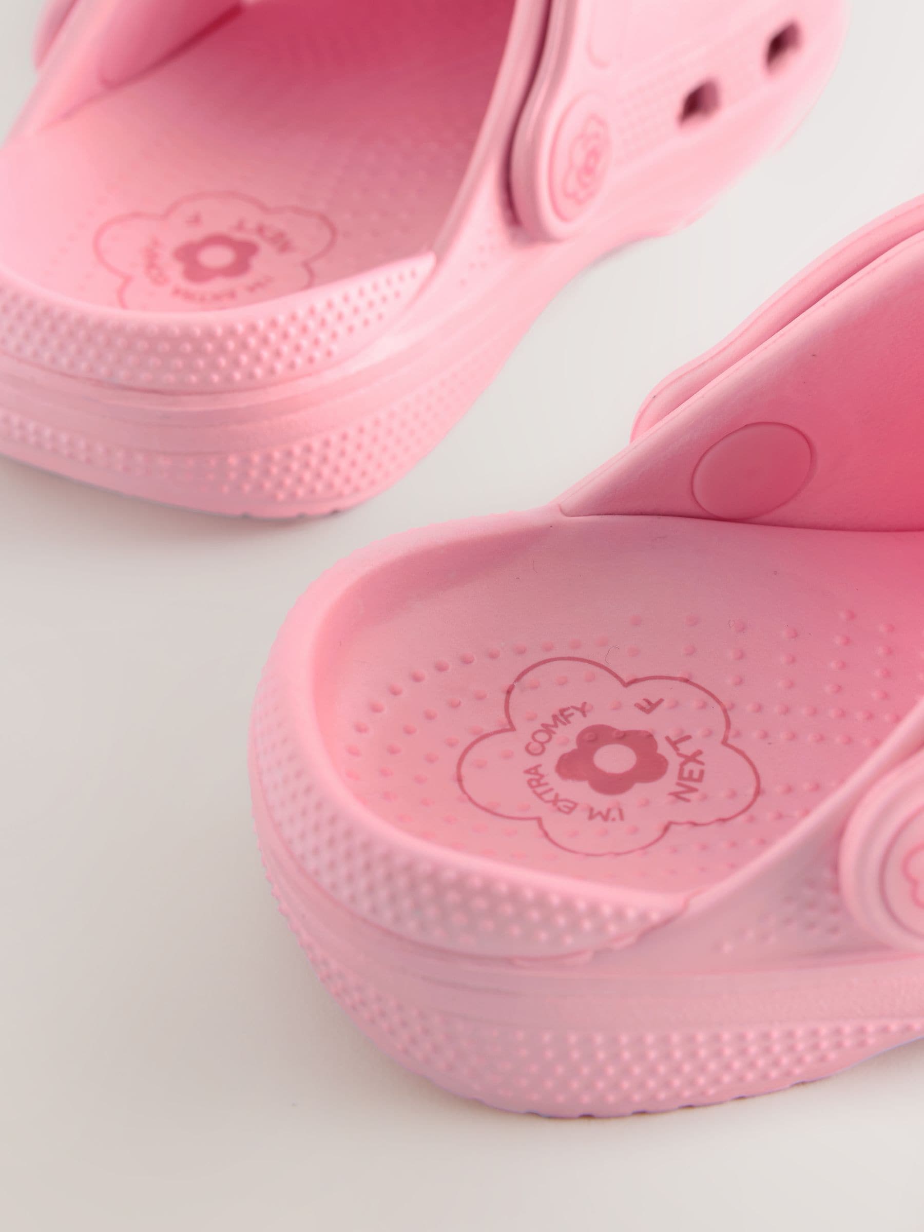 Pink Wide Fit (G) Comfort Clogs